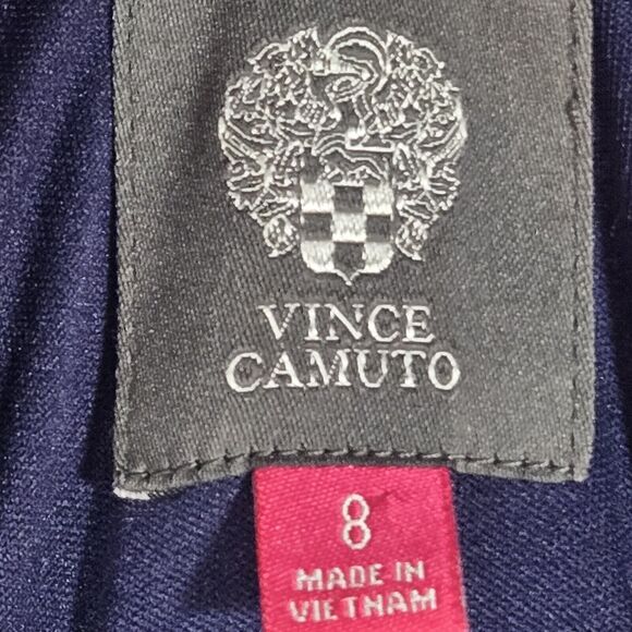 Vince Camuto Sheath Shift Dress Short Sleeve Colorful Geometric Pattern Womens 8 - Picture 3 of 11